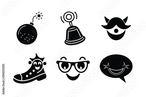 Title: April Fools Day Silhouette Vector Bundle