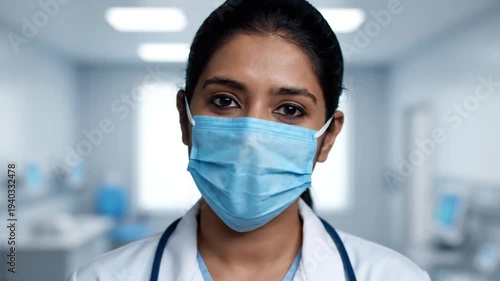 Doctor in Surgical Mask at Hospital