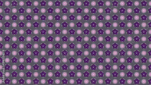 Retro daisy flower polka dot seamless pattern ideal for groovy vintage kids clothing girls room wallpaper and playful notebook covers