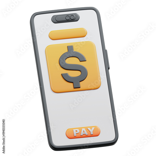 Digital Payment Concept: A modern smartphone displays a digital payment interface, symbolizing the ease and convenience of online transactions in today's technology-driven world.