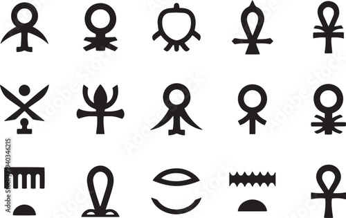 A woman wearing headphones interacting with a computer displaying a human icon and multimedia controls