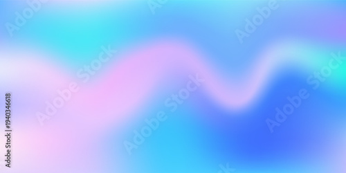 Iridescent holographic foil background pearl gradient shimmer. Pastel pink blue liquid glass light effects. Aurora texture, soft hologram pattern, frost sky, cloud gradient, spring backdrop. Vector