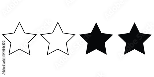 Star icon logo design. rating sign and symbol. favourite star iconStar icon logo design. rating sign and symbol. favourite star icon