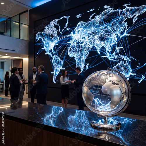 Global Business and Networking Concept