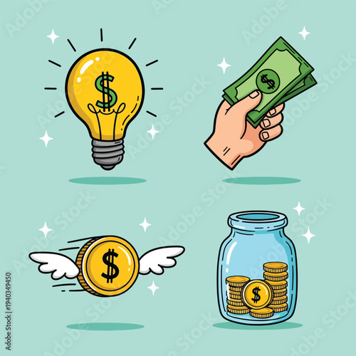 Creative Financial Ideas and Money Management Concepts.