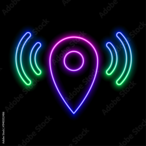 Vetor de coleção de sinais de néon Wifi. Wifi texto Design modelo sinal de néon, faixa de luz, placa de néon, publicidade brilhante noturno, inscrição leve. Ilustração vetorial