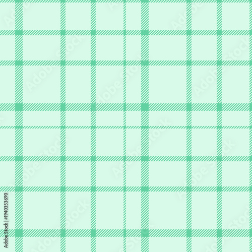Attire seamless texture tartan, womens fashion plaid pattern vector. Gift paper fabric textile check background in light and mint colors.