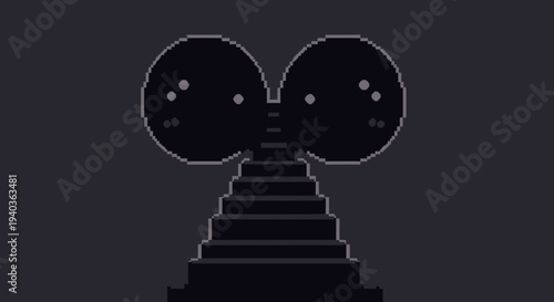 A black and white illustration of film reels.