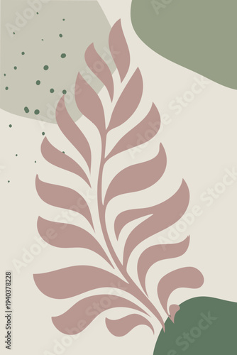 Autumn Dried Leaf Branch Botanical Decoration