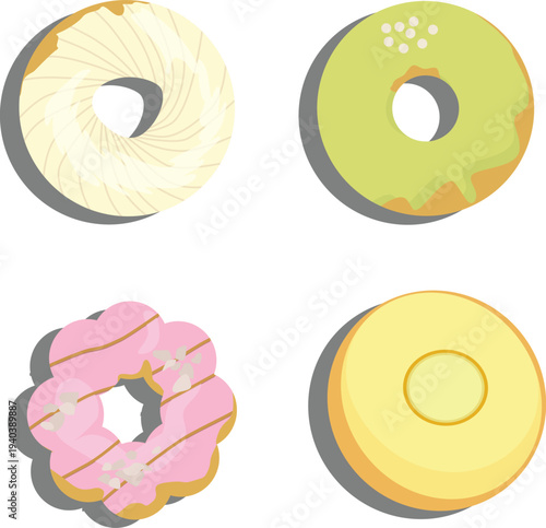 set of donuts