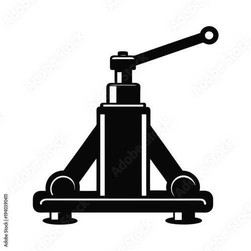 Pliers hand tool line icon mechanical equipment illustration