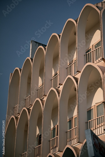 facade of a building in the city of barcelona spain