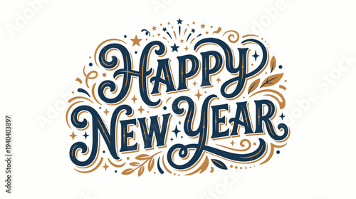 Happy New Year Greeting Text.