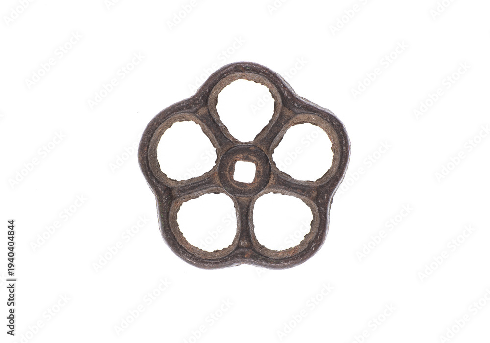 Ταπετσαρία Old vintage rusty water valve isolated on white background