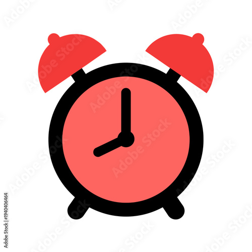 Retro alarm clock, a classic timekeeping device