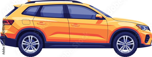 Reliable yellow family suv for long road trips