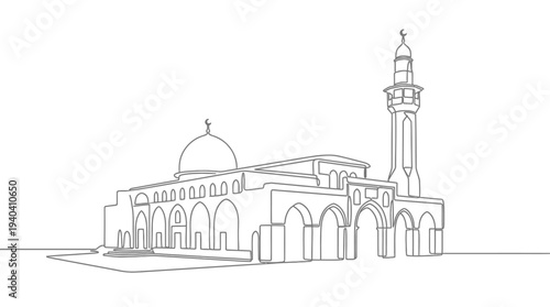 Islamic Mosque Architecture Religious Building.