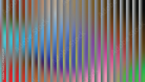 Vibrant Vertical Prismatic Color Stripes with Blurred Gradient Background -Background abstract pattern