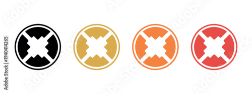 Lifebuoy Rescue Ring Vector Icon Design Showing Safety Symbol for Water Rescue, Life Saving and Emergency Equipment