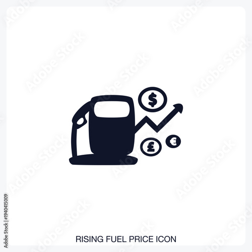 Rising Fuel Price Icon
