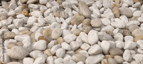 white stones for the background