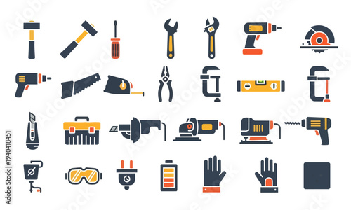 PC Components and Computer Hardware Icons