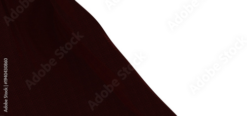 Close up of maroon fabric w...