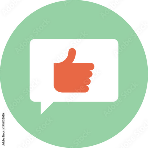 Modern speech bubbles flat line vector illustration icon design concept.
