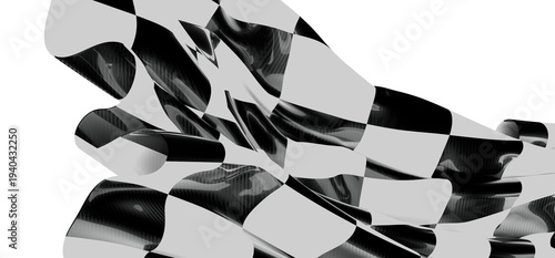 Abstract design of a waving...