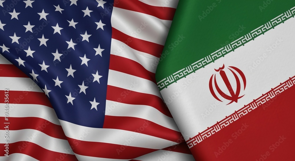 Fototapeta premium Close-up of Waving Flags Showcasing Intricate Details and Symbolism of International Relations