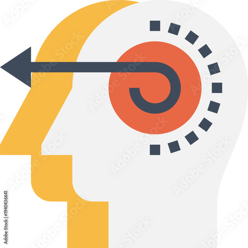 Modern initiative flat line vector illustration icon design concept. Icon for mobile and web graphics. Flat symbol, logo creative concept. Simple and clean flat pictogram