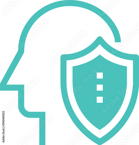 Modern insurance flat line vector illustration icon design concept. Icon for mobile and web graphics. Flat symbol, logo creative concept. Simple and clean flat pictogram