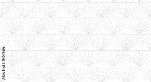 Geometric pattern with diamond shapes in gray on white background vector illustration