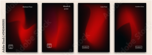 modern gradient poster background evictor illustration collection - trendy abstract creative actor background with orange pink, blue green colors.