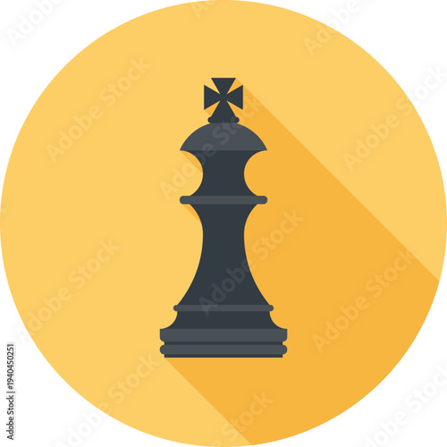 strategy flat web icon concept