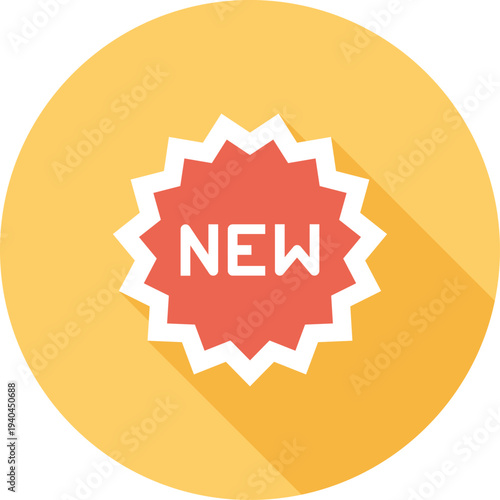 new product flat web icon concept