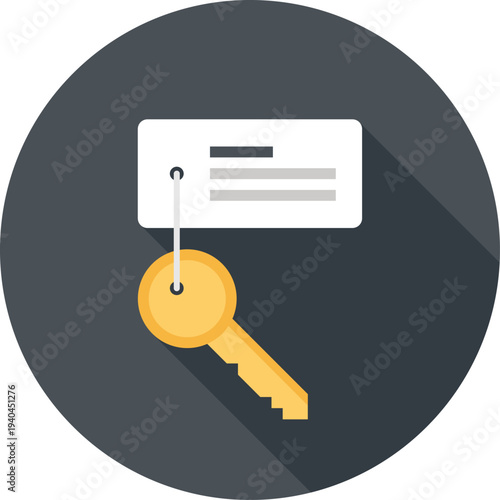 keywording flat web icon concept