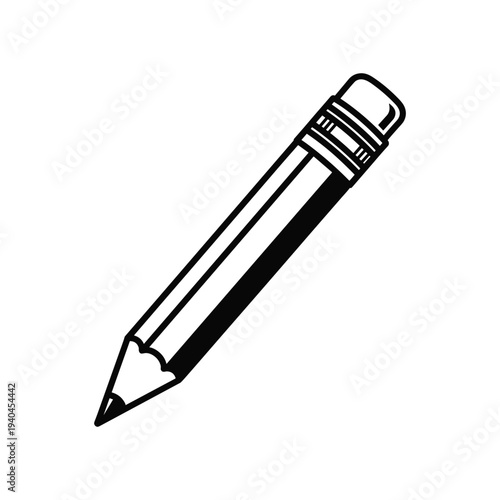 Simple black and white pencil illustration