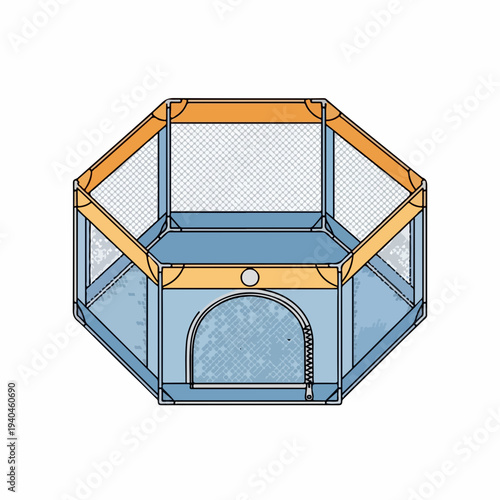 Pet Playpen for Dogs and Cats with Safety Mesh and Lockable Door for Pet Accessories, Training Spaces, Indoor and Outdoor Use, Pet Care Blogs, and Product Recommendations