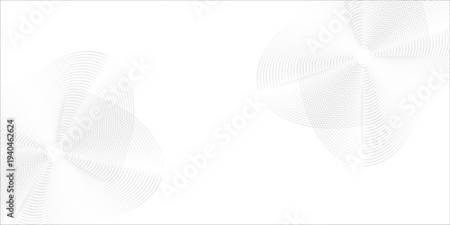Abstract Black-and-White Concentric Arc Composition with Triangular Divisions Creating a Minimalist Optical Illusion and Modern Geometric Pattern