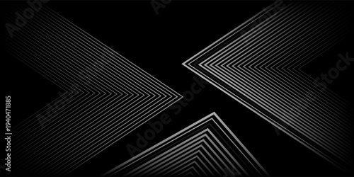 Linear arrow halftone background. Striped gradient triangle texture. Line arrows center pointing.cover, banner. Vector masculine sporty wallpaper