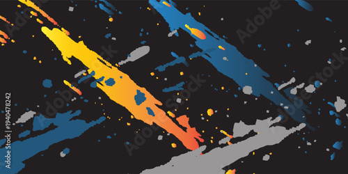 Abstract sporty background with exclusive colors. Abstract racing graphic design, vector design for vehicle wrap, t-shirt, jersey, gamer, esport, racing car, rally, and adventure ready to print.