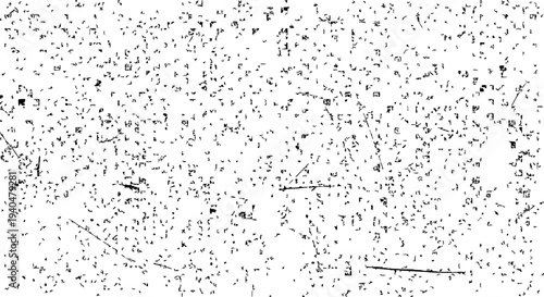 Specks set with small black dots and lines scattered randomly featuring random, texture, background with pattern and