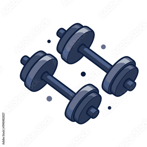 Stylish dumbbells for fitness enthusiasts