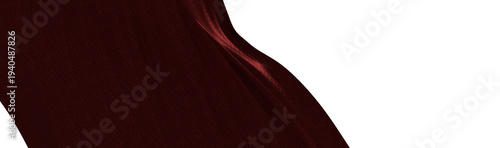 Close-up of a burgundy fabr...