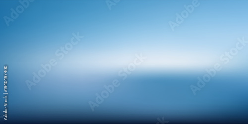 Abstract ocean view with soft blue hues, horizontal lines creating a serene scene