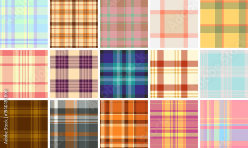 Decorative plaid bundle designed for autumn events. Suitable for fairs, markets, and seasonal displays. Vector output ensures consistency.