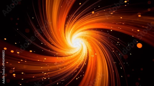 Abstract swirling light pattern