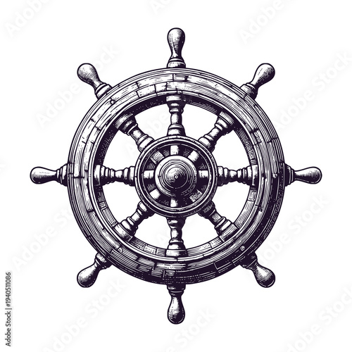 ship steering wheel