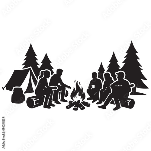 Wallpaper Mural Christmas tree with gifts vector illustration for winter holiday celebration design Torontodigital.ca